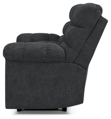RECLINING SOFA AND LOVESEAT 5540389/94-ASH