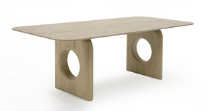 MODERN FAUX MARBLE DINING TABLE 2116-VIG