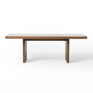 MODERN WALNUT RECTANGULAR DINING TABLE 112T3-VIG