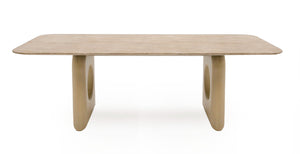 MODERN FAUX MARBLE DINING TABLE 2116-VIG