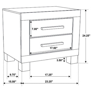 4PCS QUEEN BEDROOM SET /222631Q-S4-COA