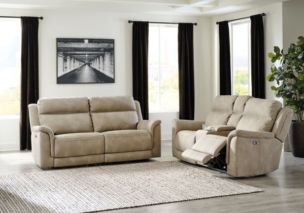 POWER RECLINING SOFA AND LOVESEAT 5930247/18-ASH