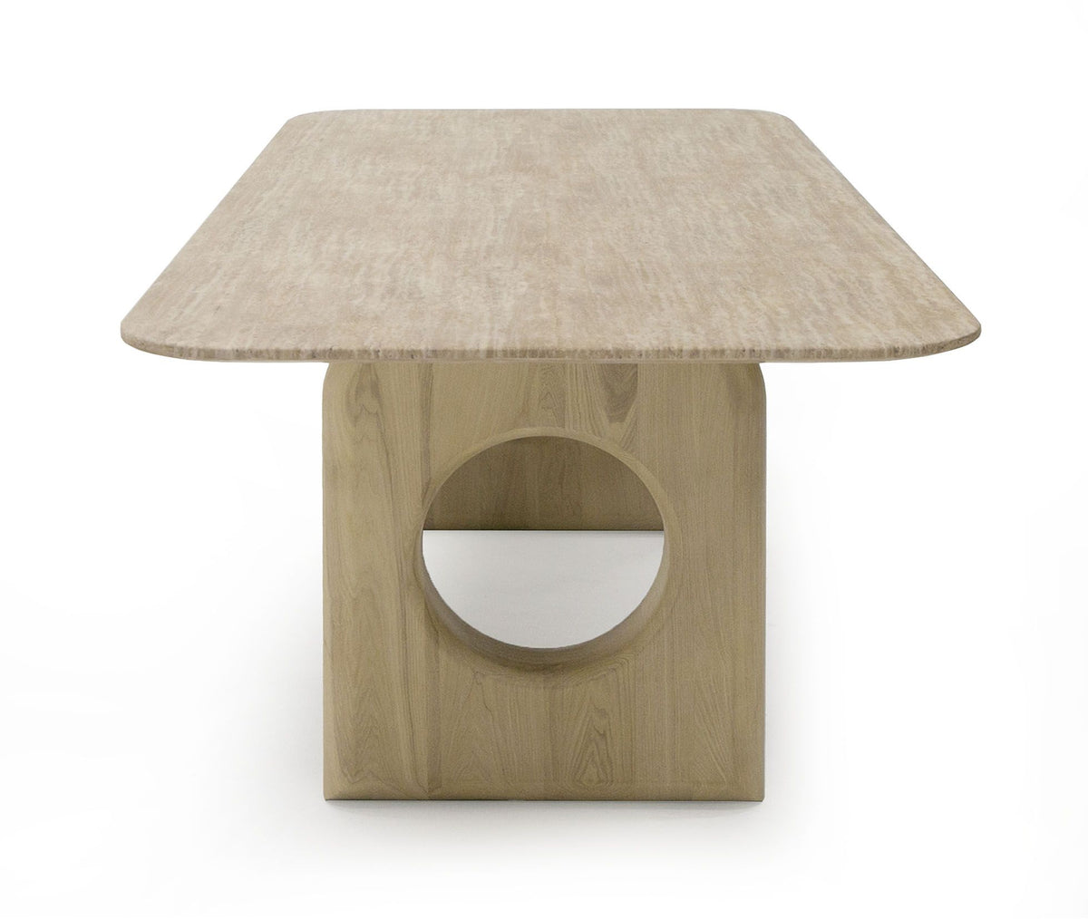 MODERN FAUX MARBLE DINING TABLE 2116-VIG