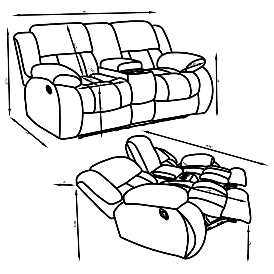 POWER MOTION SOFA AND LOVESEAT 601921-S2-COA