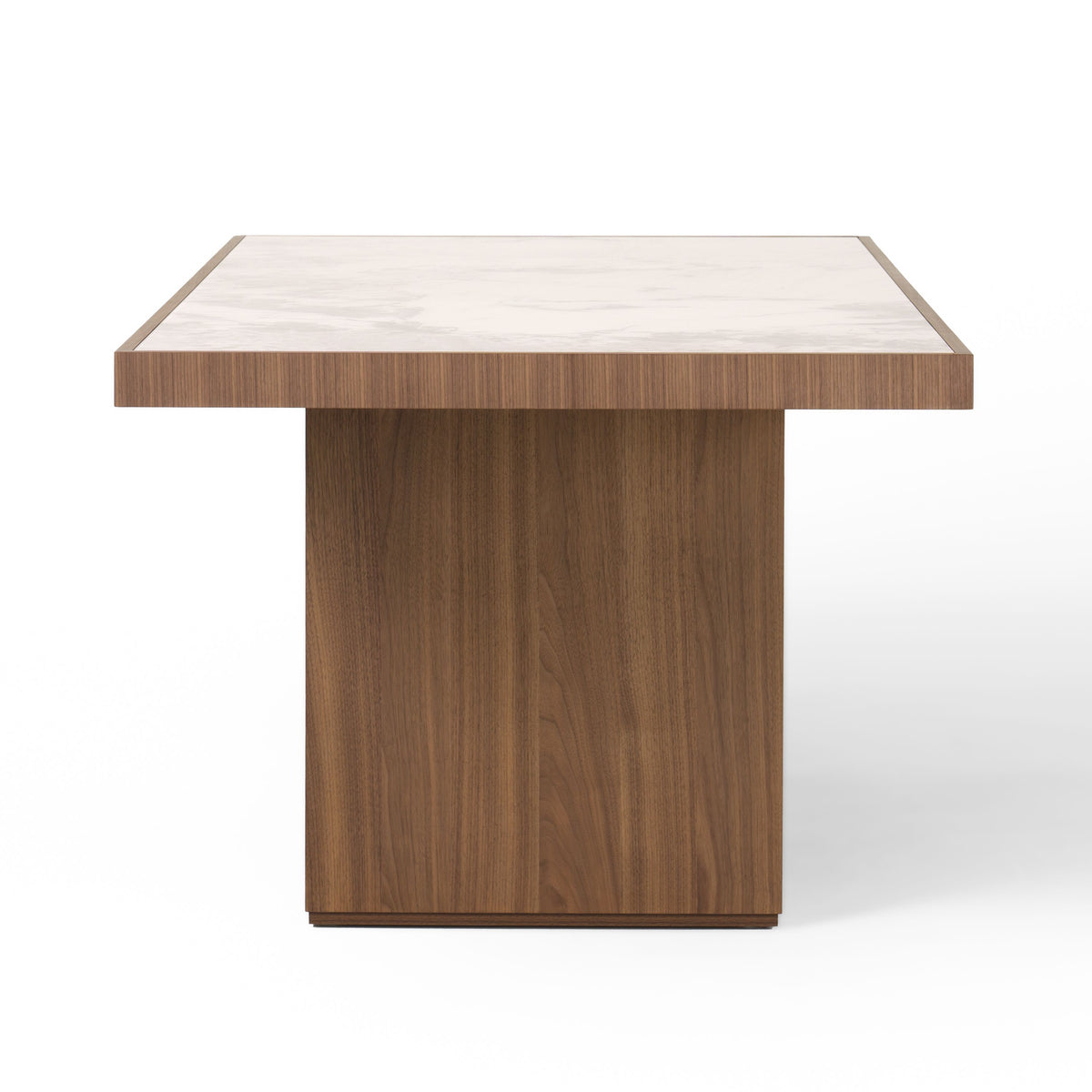MODERN WALNUT RECTANGULAR DINING TABLE 112T3-VIG