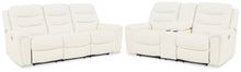 Load image into Gallery viewer, POWER RECLINING SOFA AND LOVESEAT 6110415/18-ASH