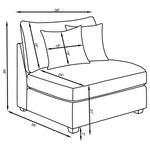 SECTIONAL 4PCS 551511-COA