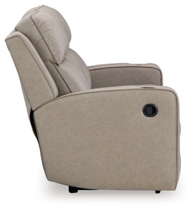 RECLINING SOFA AND LOVESEAT 6330789/94-ASH