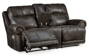 POWER RECLINING SOFA AND LOVESEAT 6500547/18-ASH