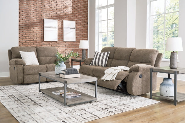 RECLINING SOFA AND LOVESEAT 6650488/86-ASH