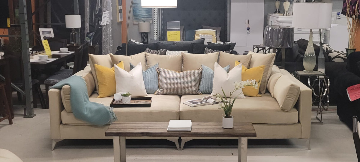 EXTRA WIDE 2 PCS SOFA CUSTOM MADE