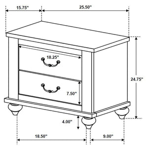 4PCS QUEEN BEDROOM SET /223281Q-S4-COA