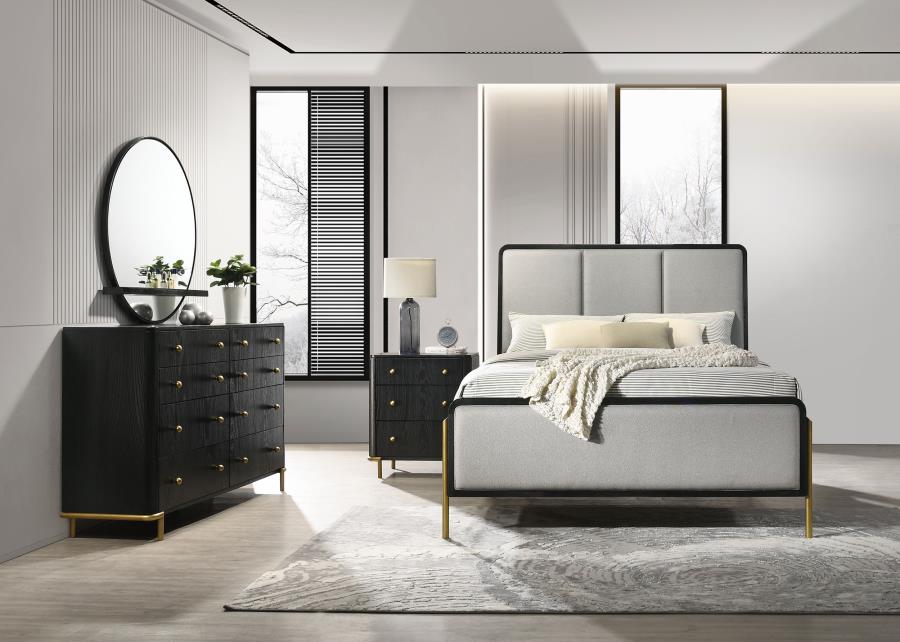 4PCS QUEEN BEDROOM SET /224331Q-S4-COA