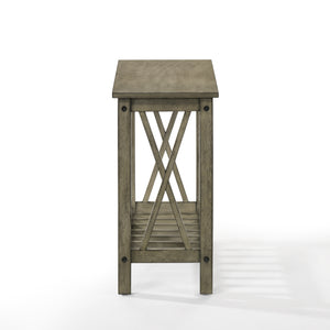 EDEN CHAIRSIDE TABLE-GRAY-NC