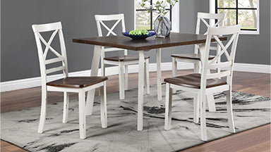 IVY LANE 5 PC DINING SET, TABLE & 4 CHAIRS-NC