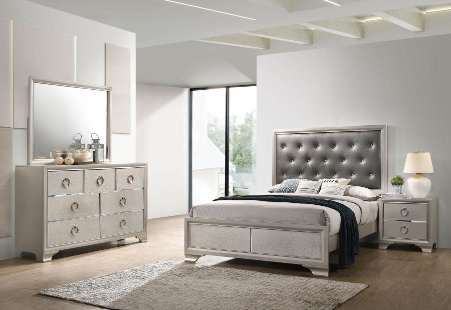 4PCS QUEEN BEDROOM SET /222961Q-S4-COA