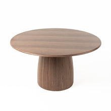 Load image into Gallery viewer, MODERN WALNUT ROUND DINING TABLE 3630-VIG