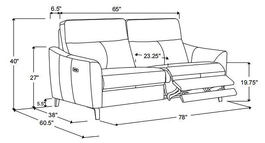 POWER MOTION SOFA AND LOVESEAT 602501P-S2-COA