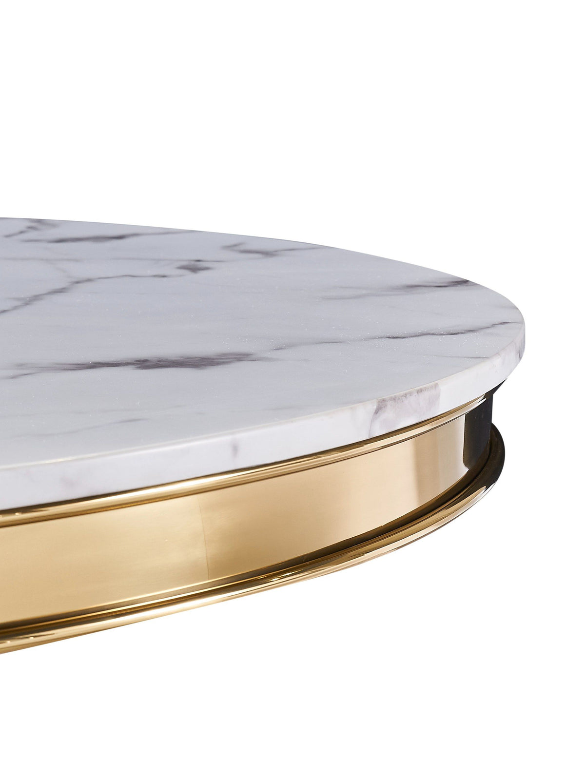 STAINLESS STEEL ROUND DINING TABLE 9007-VIG