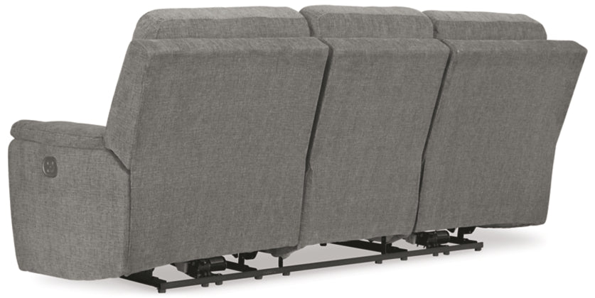 POWER RECLINING SOFA AND LOVESEAT 7320515/18-ASH