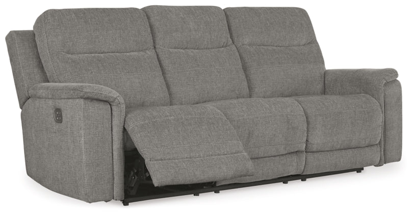 POWER RECLINING SOFA AND LOVESEAT 7320515/18-ASH