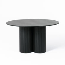 Load image into Gallery viewer, MODERN BLACK OAK ROUND DINING TABLE 3646-VIG