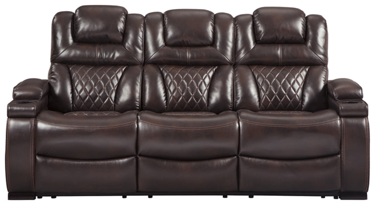 POWER RECLINING SOFA AND LOVESEAT 7540715/18-ASH
