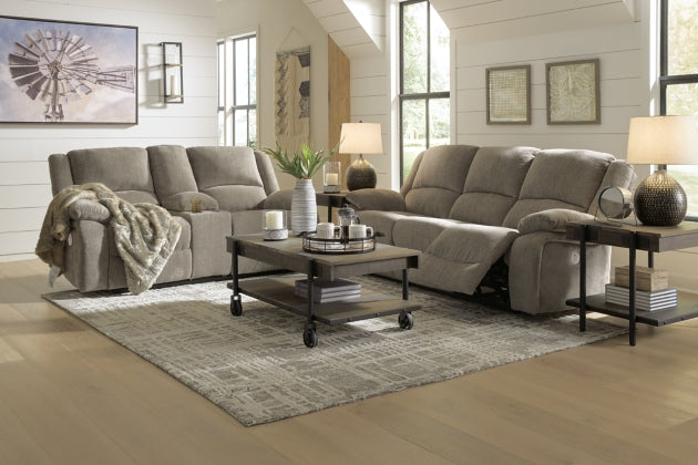 POWER RECLINING SOFA AND LOVESEAT 7650587/96-ASH