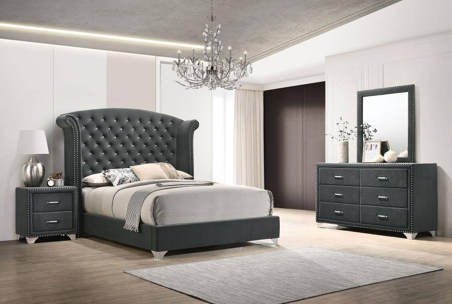 4PCS QUEEN BEDROOM SET /223381Q-S4-COA