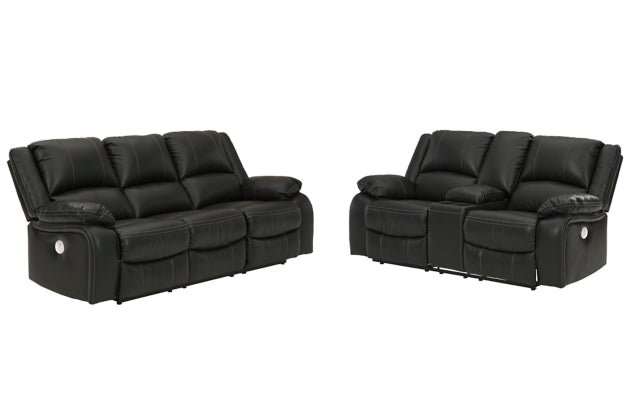 POWER RECLINING SOFA AND LOVESEAT 7710187/96-ASH