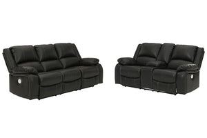POWER RECLINING SOFA AND LOVESEAT 7710187/96-ASH