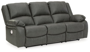 POWER RECLINING SOFA AND LOVESEAT 7710387/96-ASH