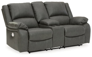 POWER RECLINING SOFA AND LOVESEAT 7710387/96-ASH