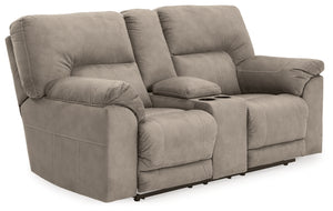 RECLINING SOFA AND LOVESEAT 7760181/94-ASH