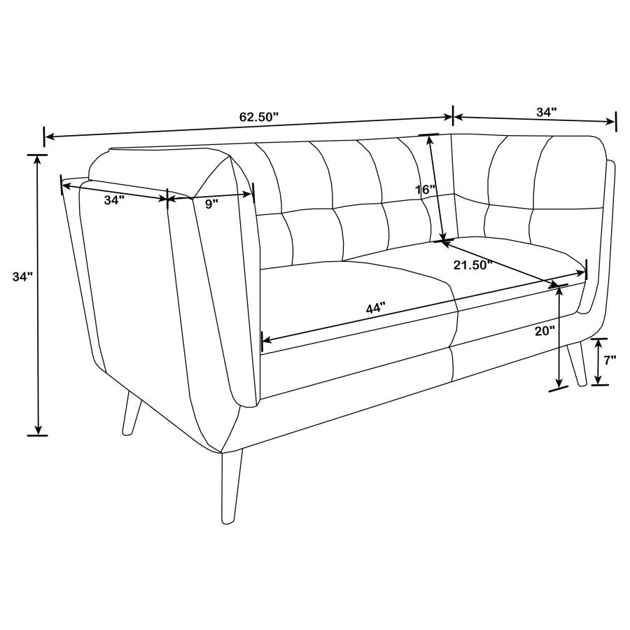 SOFA AND LOVESEAT 509421-S2-COA
