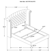 Load image into Gallery viewer, 4PCS QUEEN BEDROOM SET /223381Q-S4-COA