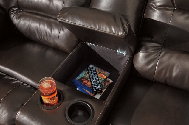 RECLINING SOFA AND LOVESEAT 7930788/94-ASH