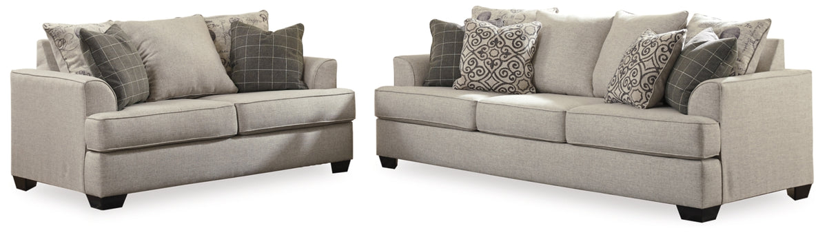 SOFA AND LOVESEAT 7960438/35-ASH