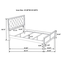 Load image into Gallery viewer, 4PCS QUEEN BEDROOM SET /222961Q-S4-COA