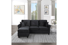 Load image into Gallery viewer, REVERSIBLE SOFA CHAISE 9411BK-HE