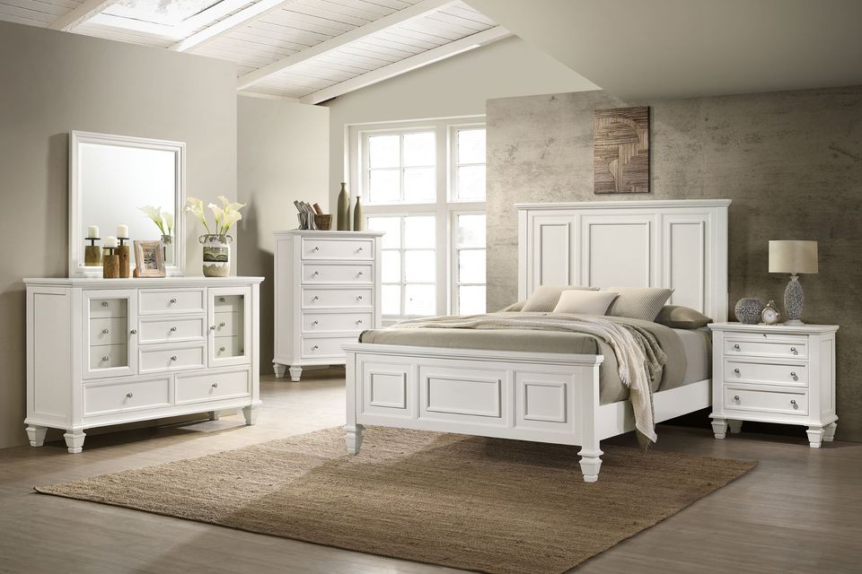 4PCS QUEEN BEDROOM SET /201301Q-S4-COA