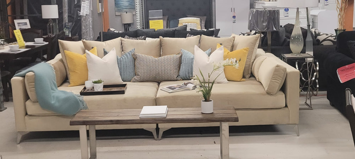 EXTRA WIDE 2 PCS SOFA CUSTOM MADE
