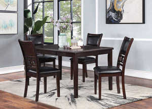 GIA 60" DINING TABLE+CHAIRS 5PCS-NC