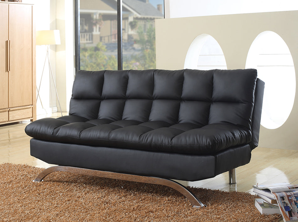 FUTON SOFA BED 8035-BLK/MG