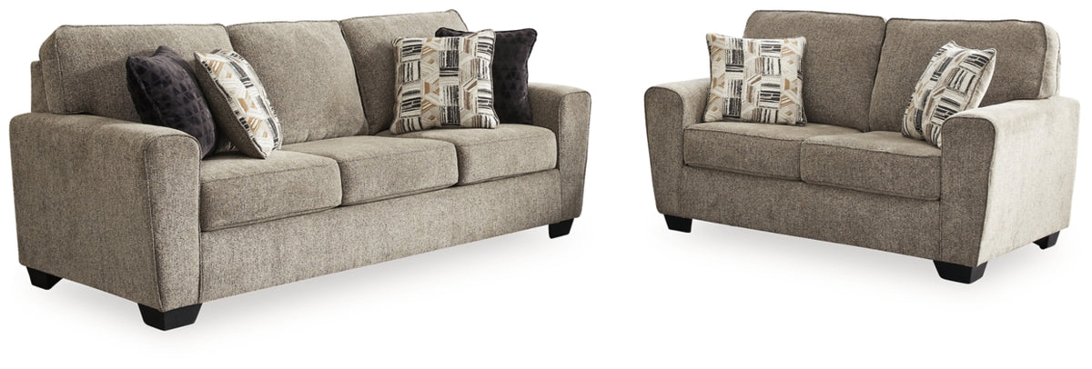 SOFA AND LOVESEAT 8100338/35-ASH