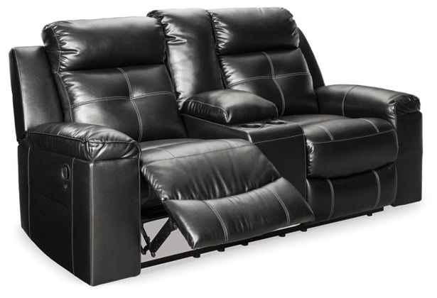 RECLINING SOFA AND LOVESEAT 8210588/94-ASH