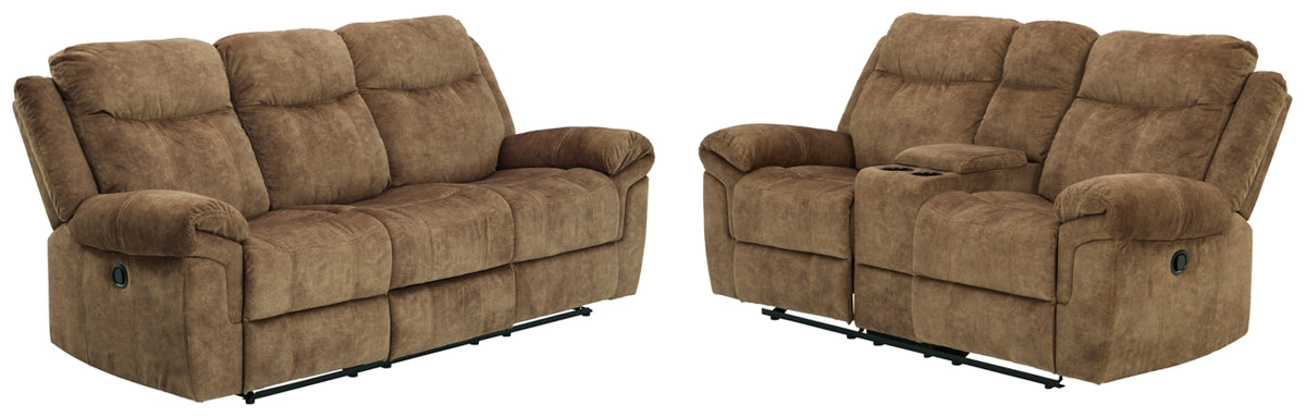 POWER RECLINING SOFA AND LOVESEAT 8230494/89-ASH