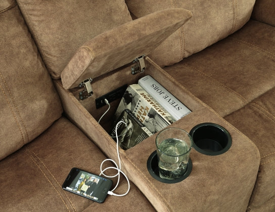 POWER RECLINING SOFA AND LOVESEAT 8230494/89-ASH
