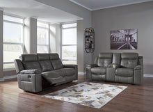 Load image into Gallery viewer, RECLINING SOFA AND LOVESEAT 8670588/94-ASH