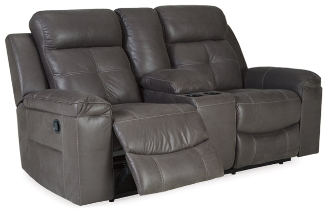 RECLINING SOFA AND LOVESEAT 8670588/94-ASH